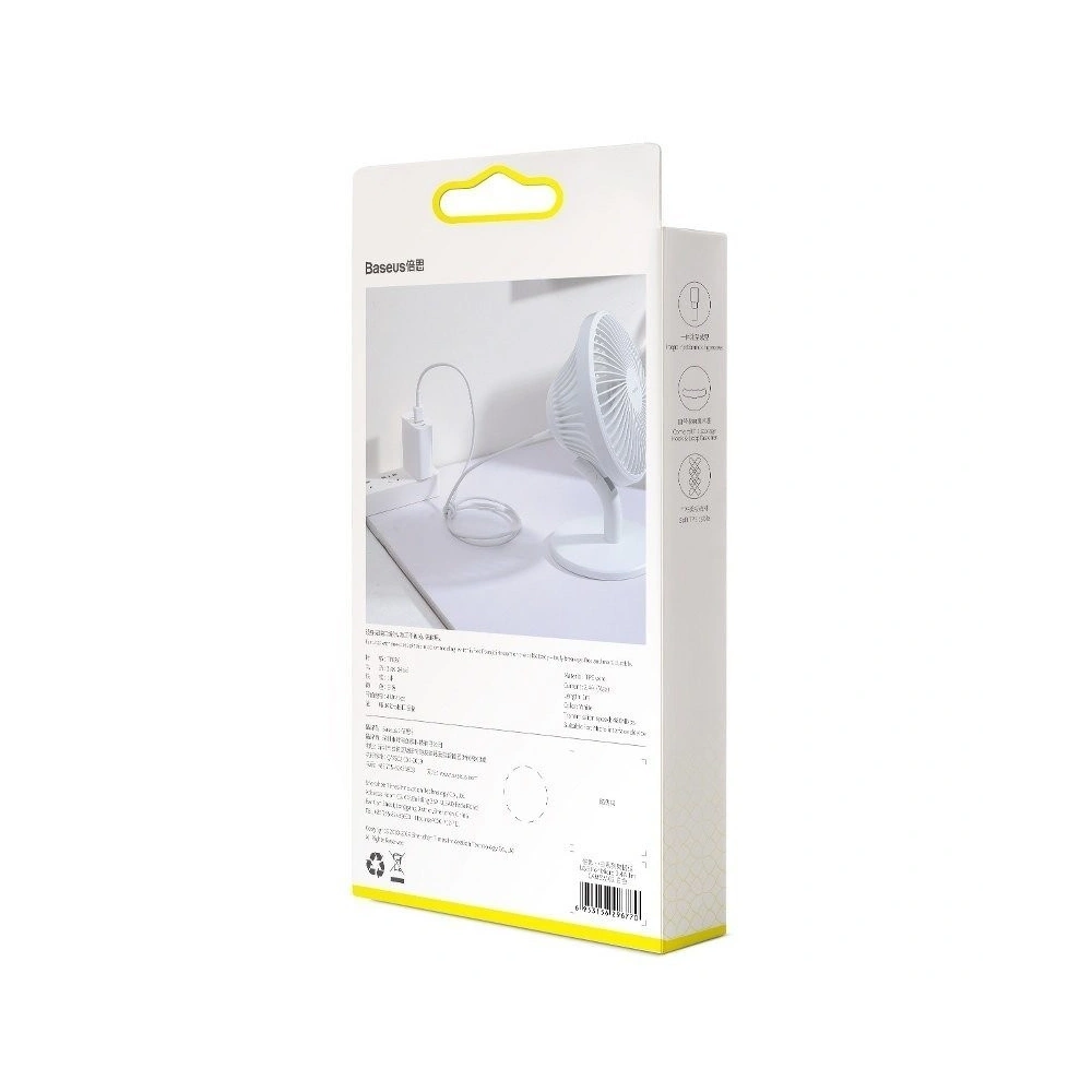 Wholesale micro USB Baseus Mini Cable 2.4A 1m White - BSU760WHT - {ean13} - Hurt