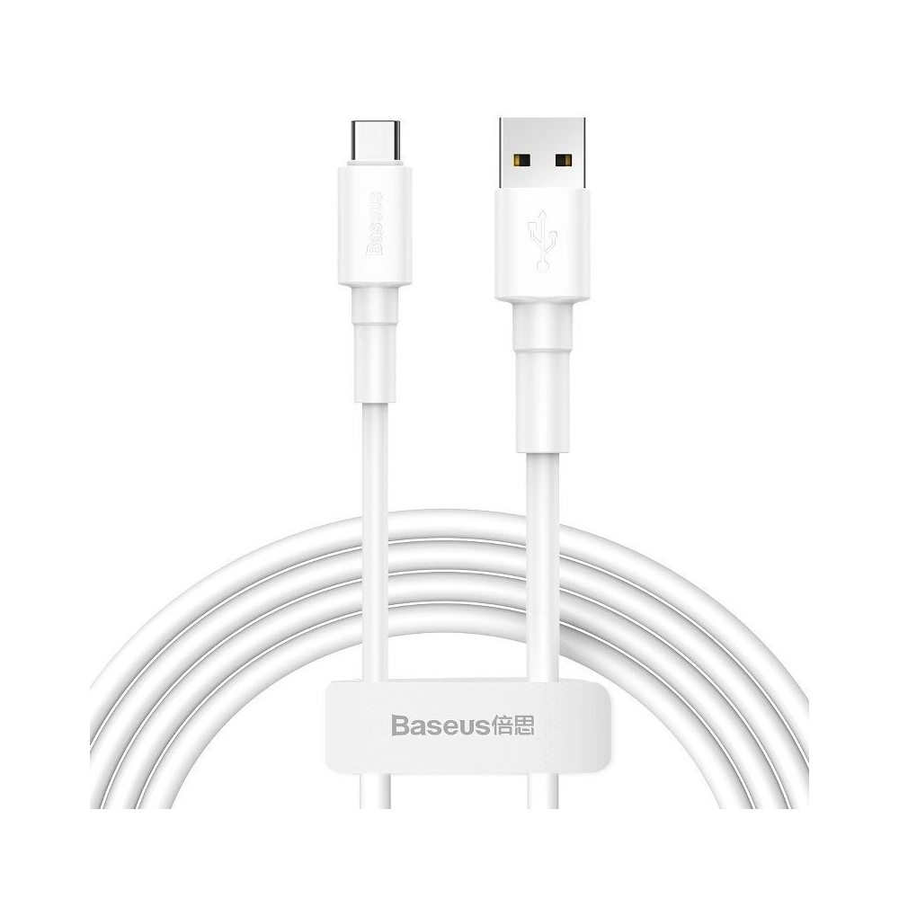 Wholesale USB-C Baseus Mini Cable 3A 1m White - BSU761WHT - {ean13} - Hurt