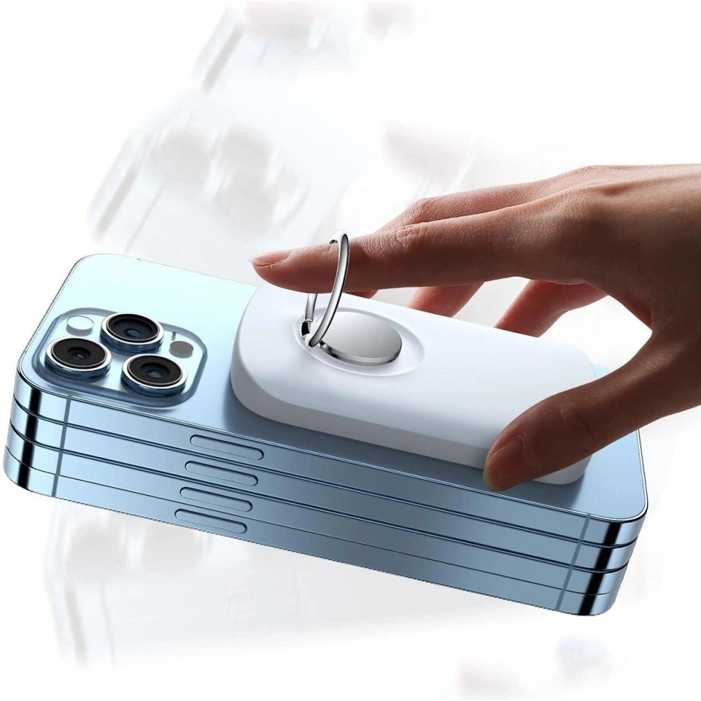 Wholesale Powerbank with wireless charging Joyroom JR-W030 6000mAh with ring and stand up to 20W white - JYR629 - {ean13} - Hurt