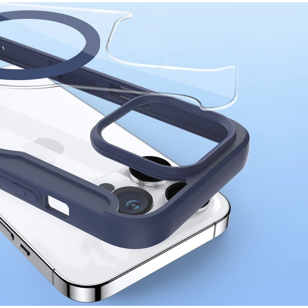 Hurtownia GSM - Etui Dux Ducis Skin X Pro MagSafe Apple iPhone 15 Pro modré - DDS1787 - {ean13} - Hurt