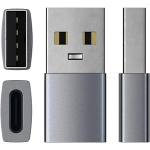 Hurtownia GSM - Adapter Satechi Aluminium USB-A / USB-C space gray - STH132 - {ean13} - Hurt