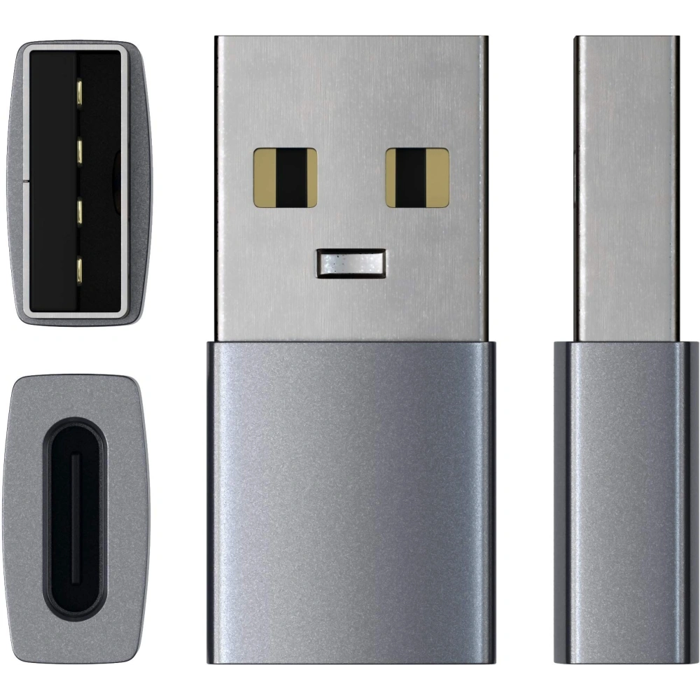 Hurtownia GSM - Adapter Satechi Aluminium USB-A / USB-C space gray - STH132 - {ean13} - Hurt