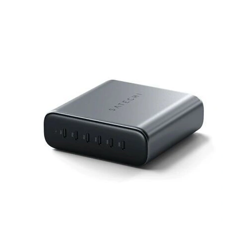 Ładowarka sieciowa Satechi 6-Port 6xUSB-C GaN 200W PD GaN space gray