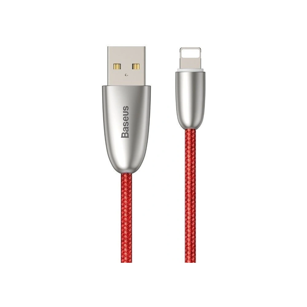 Wholesale USB Lightning Baseus Torch LED Light 2.4A 1m Red - BSU765RED - {ean13} - Hurt