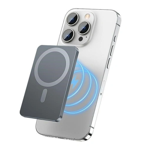 Powerbank magnetyczny AWEI P112K MagSafe 5000mAh szary/grey