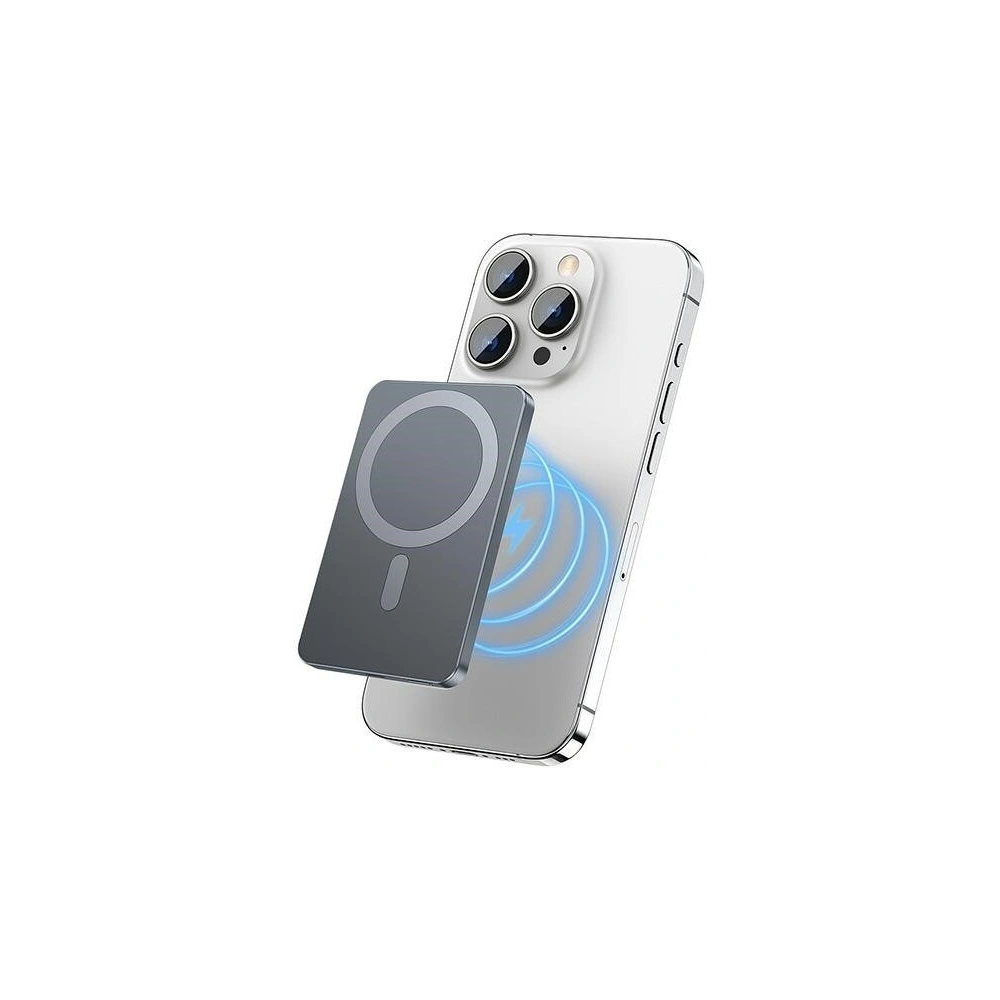 Hurtownia GSM - Magnetická powerbanka AWEI P112K MagSafe 5000mAh šedá/grey - AWEI197 - {ean13} - Hurt