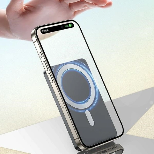 Powerbank magnetyczny AWEI P112K MagSafe 5000mAh szary/grey