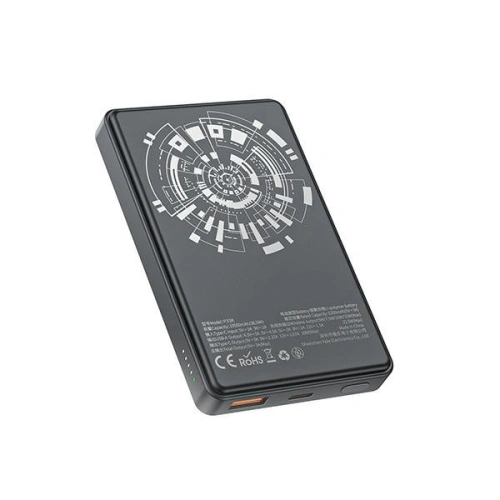 Powerbank magnetyczny AWEI P33K MagSafe 10000mAh 22.5W czarny/black