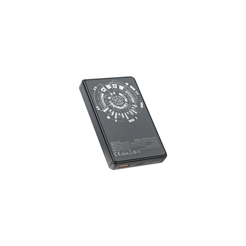 Hurtownia GSM - Magnetická powerbanka AWEI P33K MagSafe 10000mAh 22.5W černá/black - AWEI198 - {ean13} - Hurt