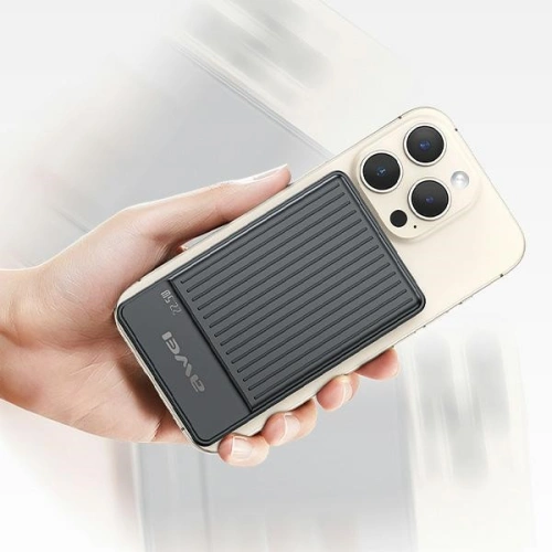 Powerbank magnetyczny AWEI P33K MagSafe 10000mAh 22.5W czarny/black