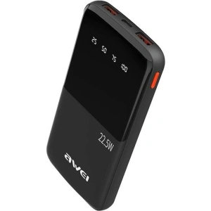 Hurtownia GSM - Powerbank AWEI P10K 10000mAh 22.5W negru/black - AWEI199 - {ean13} - Hurt