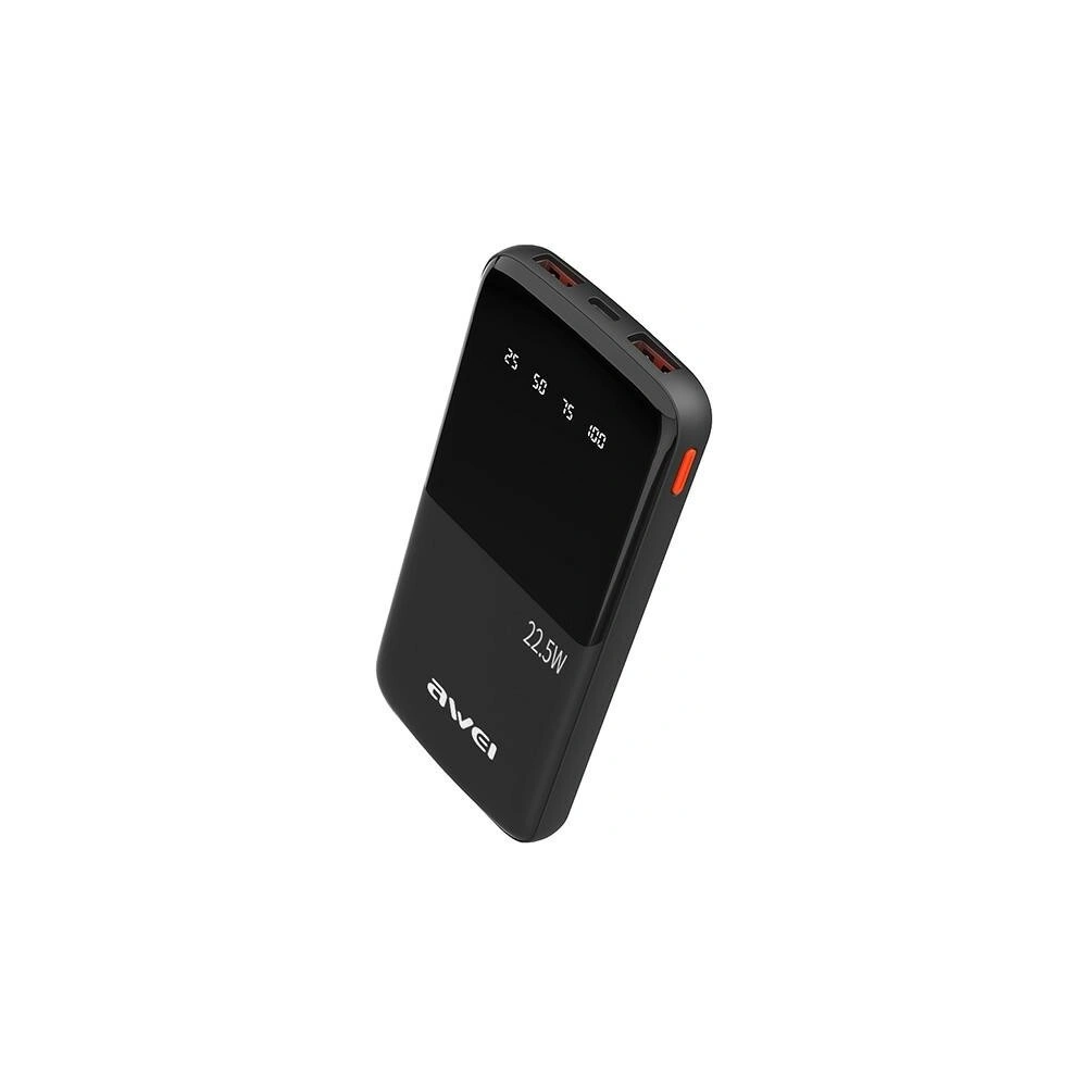 Hurtownia GSM - Powerbank AWEI P10K 10000mAh 22.5W černý/black - AWEI199 - {ean13} - Hurt