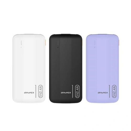 Powerbank AWEI P20K 10000mAh czarny/black
