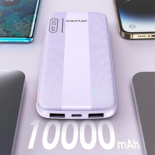 Powerbank AWEI P20K 10000mAh czarny/black