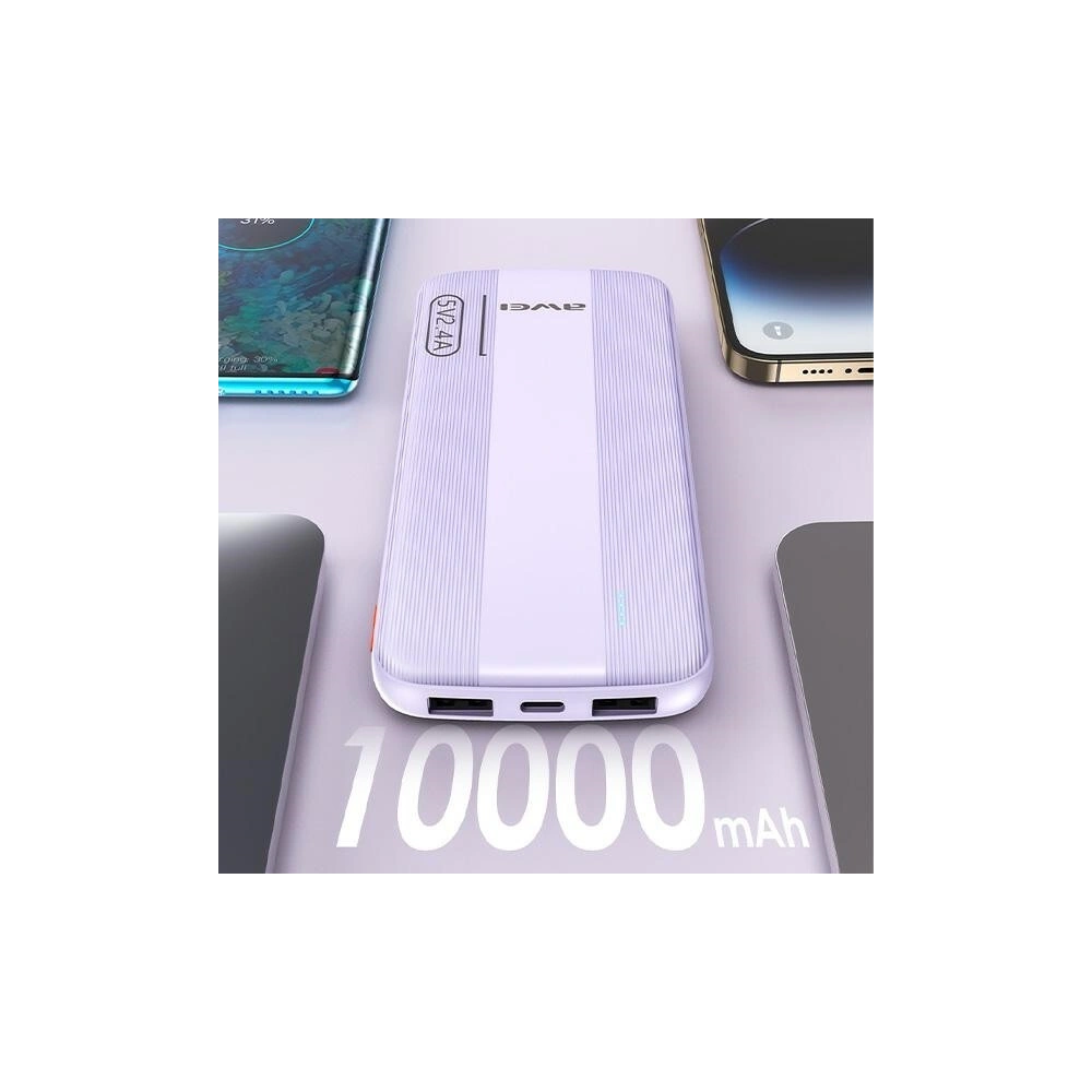 Wholesale AWEI P20K powerbank 10000mAh black - AWEI201 - {ean13} - Hurt