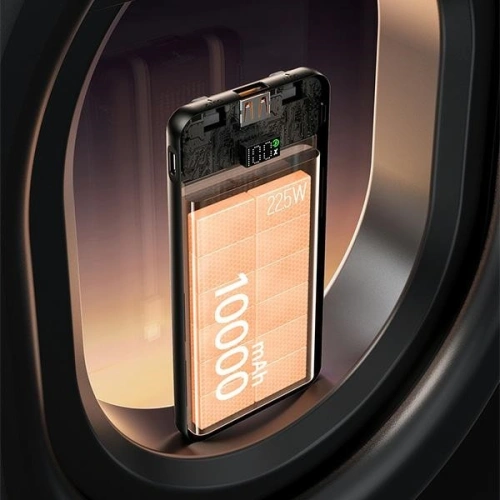 Powerbank AWEI P76K 10000mAh 22.5W Digital Display czarny/black