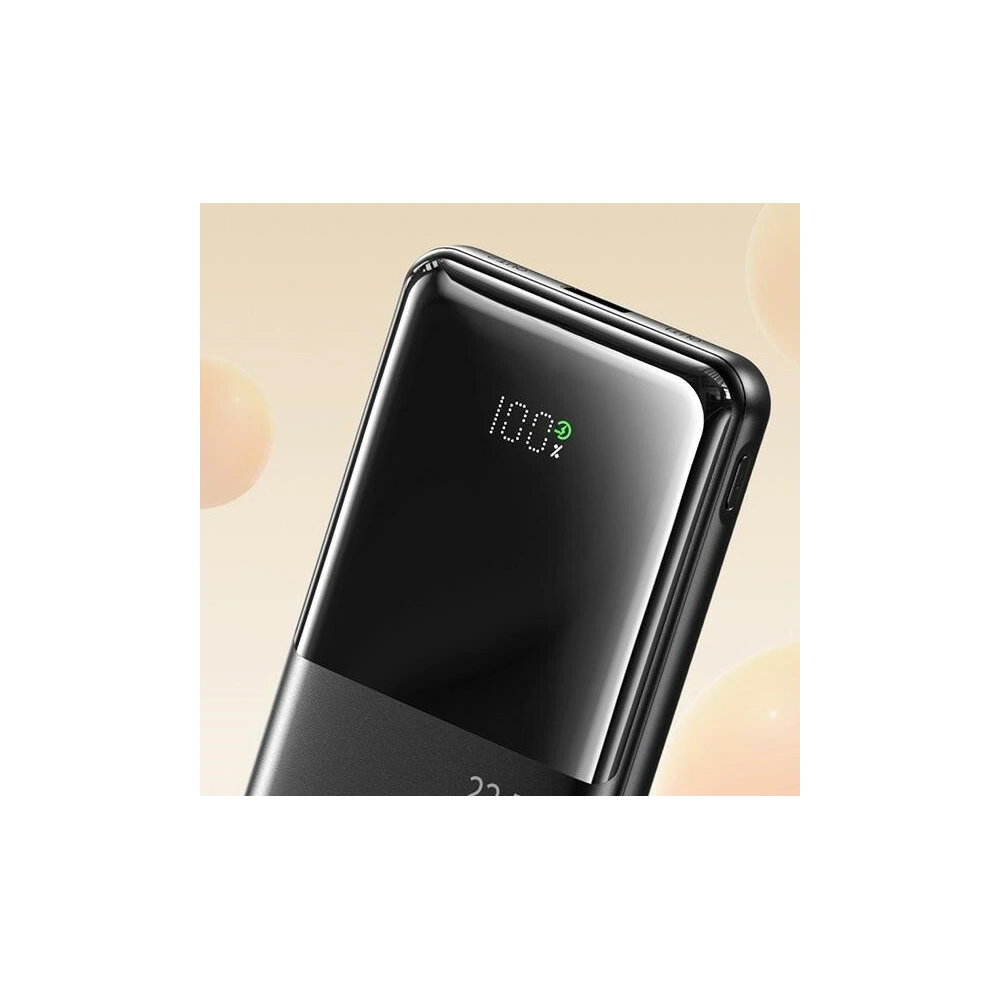 Hurtownia GSM - Powerbank AWEI P76K 10000mAh 22.5W Digitální displej černý/black - AWEI202 - {ean13} - Hurt