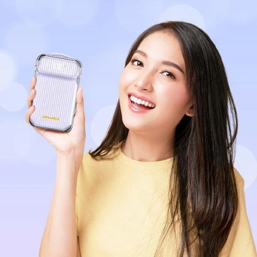 Powerbank AWEI P89K 10000mAh 38,5W czarny/black + kabel USB-C / Lightning