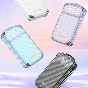 Hurtownia GSM - Powerbank AWEI P89K 10000mAh 38,5W czarny/black + kabel USB-C / Lightning - AWEI203 - {ean13} - Hurt