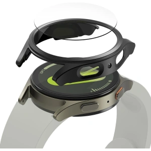 Hurtownia GSM - Etui + sticlă Ringke Slim & Sticlă Temperată Galaxy Watch 7 44mm Titan Negru - RGK2001 - {ean13} - Hurt