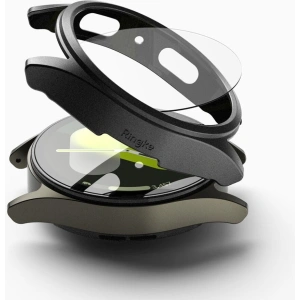 Hurtownia GSM - Case + Glas Ringke Slim & Gehärtetes Glas Galaxy Watch 7 44mm Titan Schwarz - RGK2001 - {ean13} - Hurt