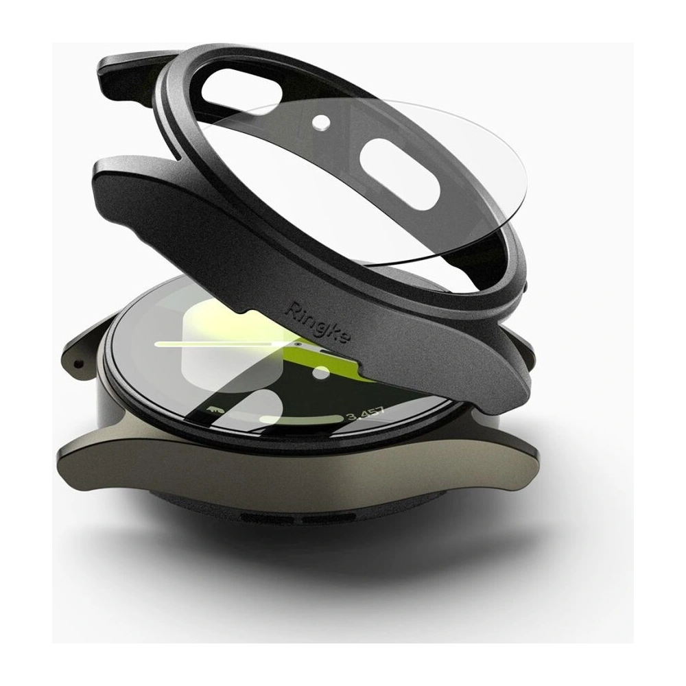 Hurtownia GSM - Case + Glas Ringke Slim & Gehärtetes Glas Galaxy Watch 7 44mm Titan Schwarz - RGK2001 - {ean13} - Hurt