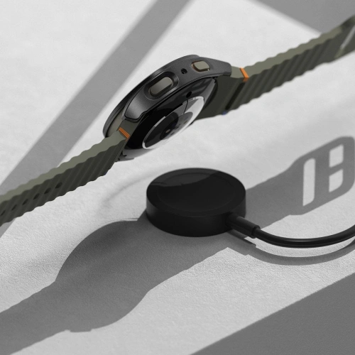 Etui + szkło Ringke Slim & Tempered Glass Galaxy Watch 7 44mm Titanium Black