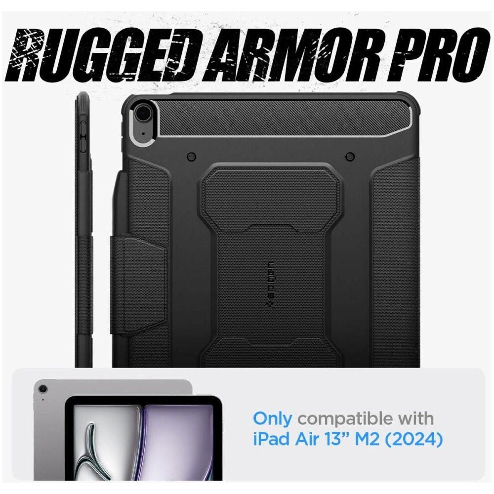 Hurtownia GSM - Etui Spigen Rugged Armor Pro Apple iPad Air 13" 2024 (6. generație) Negru - SPN3463 - {ean13} - Hurt