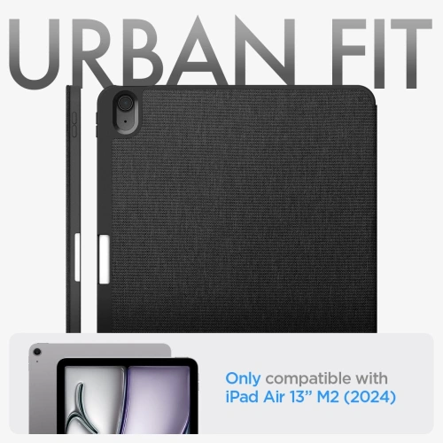 Etui Spigen Urban Fit Apple iPad Air 13" 2024 (6. generacji) Black