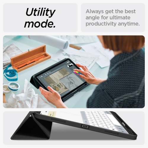 Etui Spigen Urban Fit Apple iPad Air 13" 2024 (6. generacji) Black