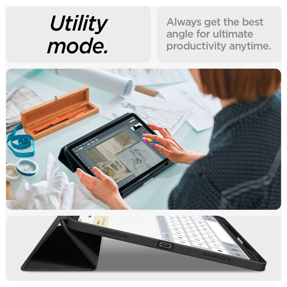 Wholesale Spigen Urban Fit Apple iPad Air 13" 2024 (6 gen) Black - SPN3464 - {ean13} - Hurt