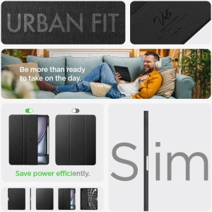 Hurtownia GSM - Case Spigen Urban Fit Apple iPad Air 13" 2024 (6. Generation) Schwarz - SPN3464 - {ean13} - Hurt