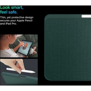 Etui Spigen Urban Fit Apple iPad Pro 11" 2024 (5. generacji) Midnight Green