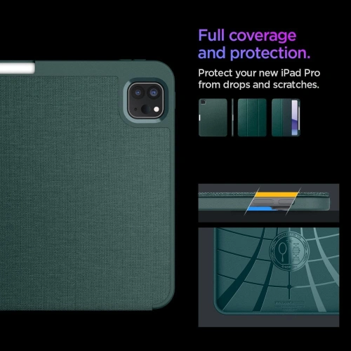 Etui Spigen Urban Fit Apple iPad Pro 11" 2024 (5. generacji) Midnight Green