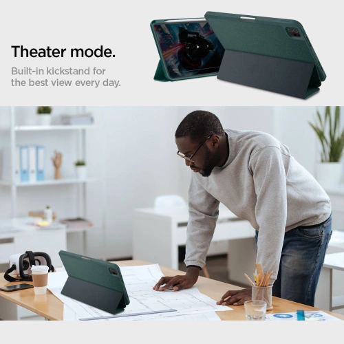 Etui Spigen Urban Fit Apple iPad Pro 11" 2024 (5. generacji) Midnight Green