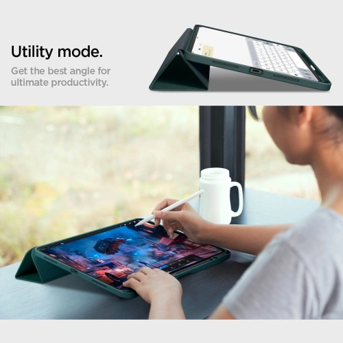 Etui Spigen Urban Fit Apple iPad Pro 11" 2024 (5. generacji) Midnight Green