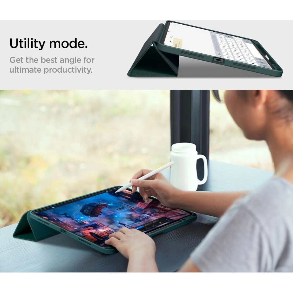 Hurtownia GSM - Etui Spigen Urban Fit Apple iPad Pro 11" 2024 (5. generacji) Midnight Green - SPN3468 - {ean13} - Hurt