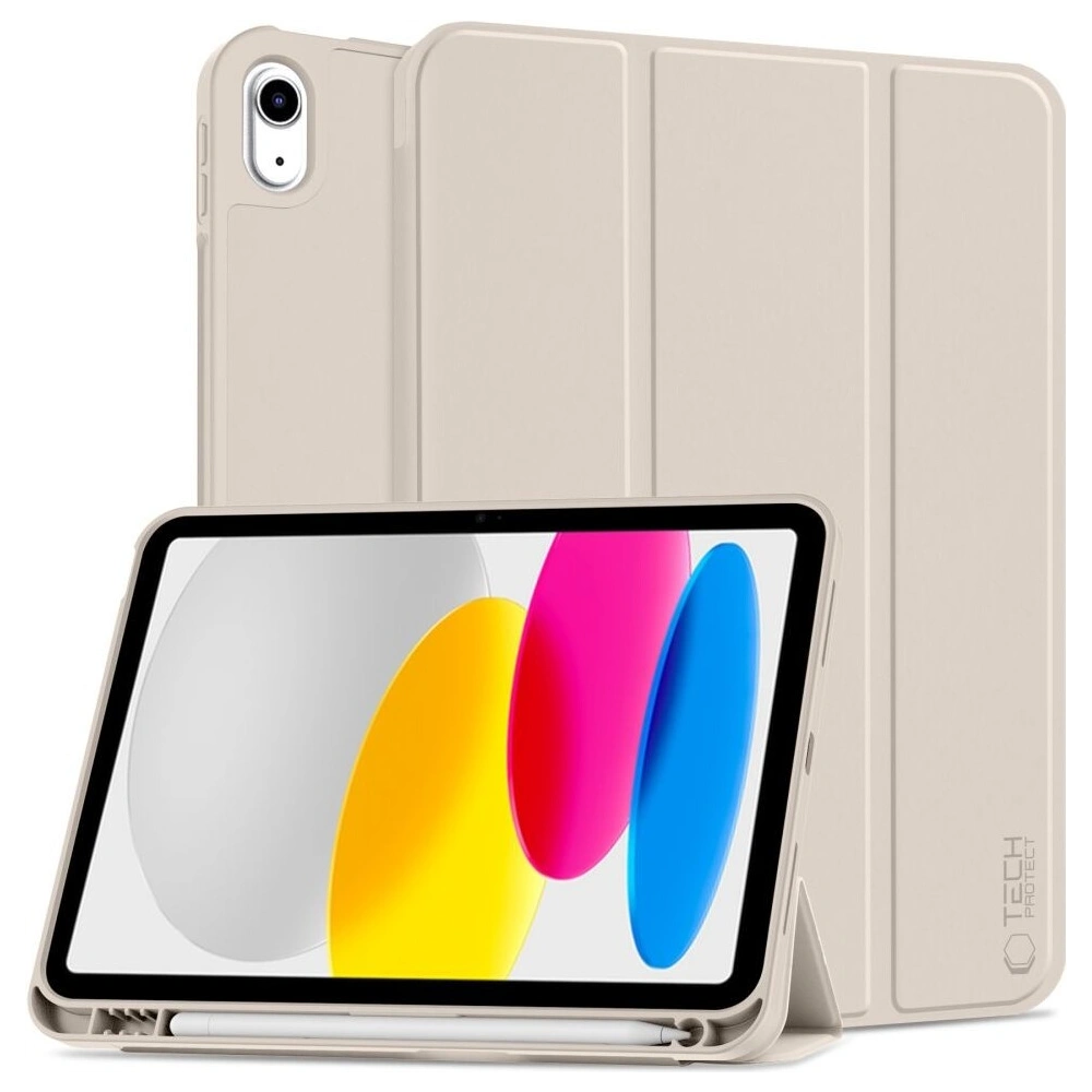 Hurtownia GSM - Etui Tech-Protect SmartCase Pen Apple iPad 10.9 2022 (10. generație) Starlight - THP2938 - {ean13} - Hurt