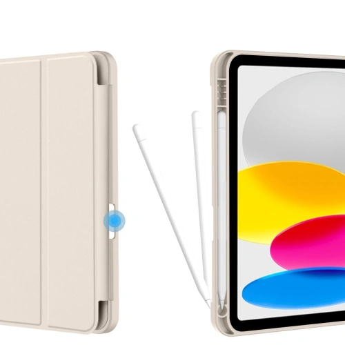 Etui Tech-Protect SmartCase Pen Apple iPad 10.9 2022 (10. generacji) Starlight