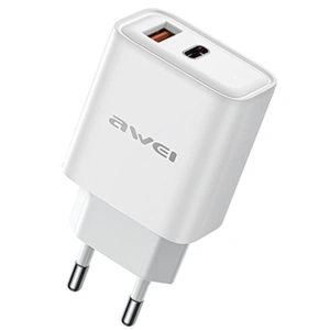 Hurtownia GSM - Ładowarka sieciowa AWEI PD81-EU 22.5W GaN biała/white - AWEI205 - {ean13} - Hurt