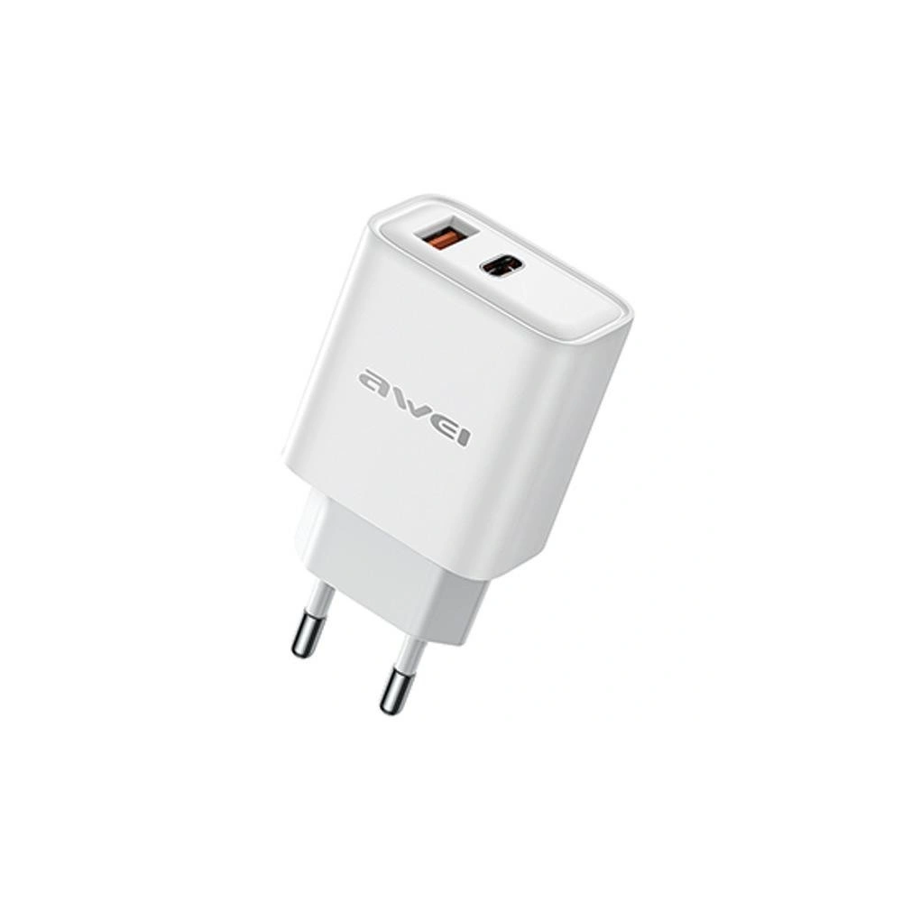 Hurtownia GSM - Síťová nabíječka AWEI PD81-EU 22.5W GaN bílá/white - AWEI205 - {ean13} - Hurt