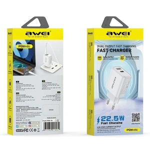 AWEI PD81-EU wall charger 22.5W GaN white