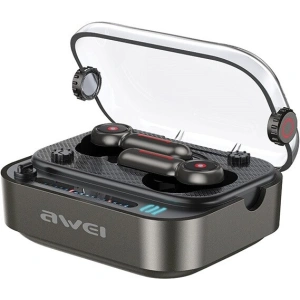 Wholesale AWEI T58 wireless headphones Bluetooth 5.3 ANC + docking station black - AWEI208 - {ean13} - Hurt