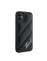 Wholesale Karl Lagerfeld KLHCN61PQDSMGK Apple iPhone 11 / XR hardcase Diagonal Quilted Script black - KLD2113 - {ean13} - Hurt