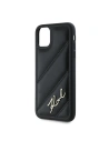 Wholesale Karl Lagerfeld KLHCN61PQDSMGK Apple iPhone 11 / XR hardcase Diagonal Quilted Script black - KLD2113 - {ean13} - Hurt