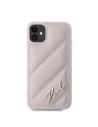 Hurtownia GSM - Etui Karl Lagerfeld KLHCN61PQDSMGP Apple iPhone 11 / XR hardcase Diagonal Quilted Script różowy/pink - KLD2114 - {ean13} - Hurt