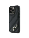Hurtownia GSM - Etui Karl Lagerfeld KLHCP13LPQDSMGK Apple iPhone 13 Pro / 13 hardcase Diagonal Quilted Script negru/black - KLD2115 - {ean13} - Hurt