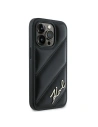 Hurtownia GSM - Tok Karl Lagerfeld KLHCP13LPQDSMGK Apple iPhone 13 Pro / 13 kemény tok Diagonál Steppelt Felirat fekete/black - KLD2115 - {ean13} - Hurt