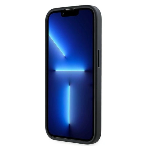 Etui Karl Lagerfeld KLHCP13LPQDSMGK Apple iPhone 13 Pro / 13 hardcase Diagonal Quilted Script czarny/black