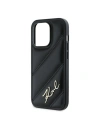 Hurtownia GSM - Tok Karl Lagerfeld KLHCP13LPQDSMGK Apple iPhone 13 Pro / 13 kemény tok Diagonál Steppelt Felirat fekete/black - KLD2115 - {ean13} - Hurt